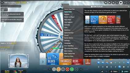 Regole di Ice Fishing - schermata delle regole dettagliate